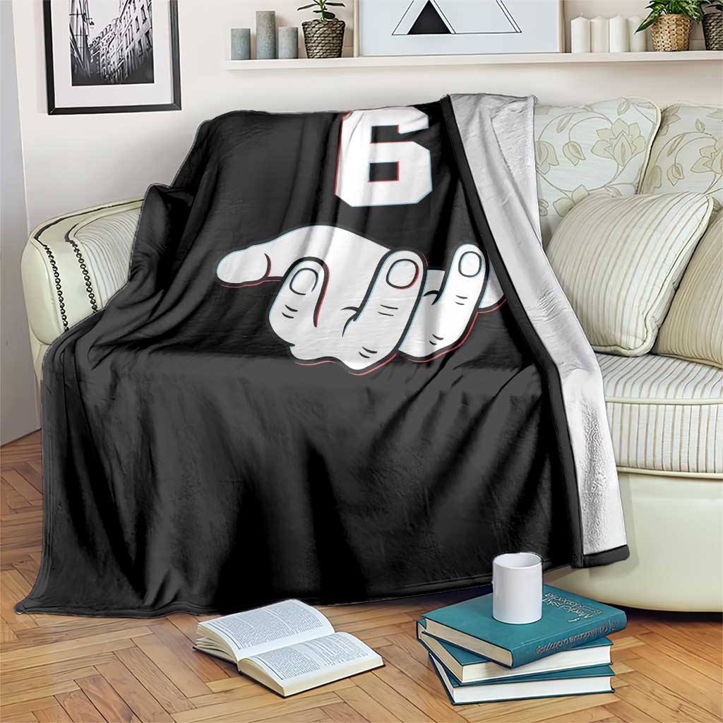 Number 6 Throw Blanket Matching 67 Meme Costume 6th Birthday 6 Years TS10 Print Your Wear
