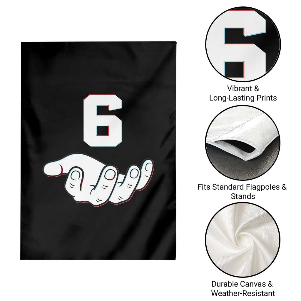 Number 6 Garden Flag Matching 67 Meme Costume 6th Birthday 6 Years TS10 Print Your Wear