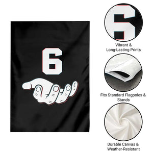 Number 6 Garden Flag Matching 67 Meme Costume 6th Birthday 6 Years TS10 Print Your Wear