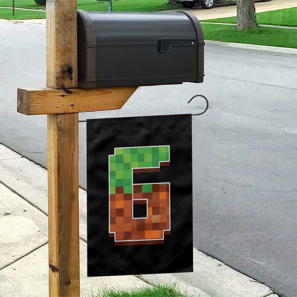 Number 6 Garden Flag Game Matching 67 Meme Costume 6th Birthday 6 Years TS10 Print Your Wear