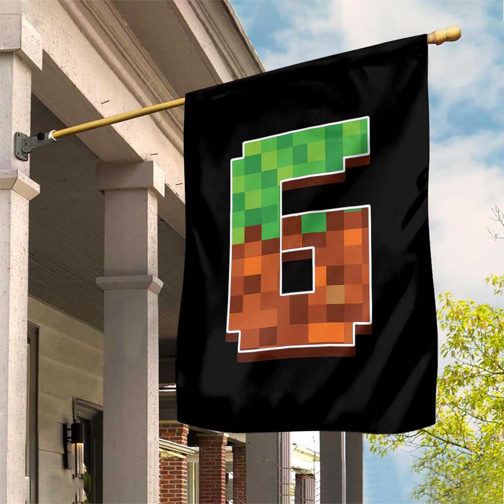 Number 6 Garden Flag Game Matching 67 Meme Costume 6th Birthday 6 Years TS10 Print Your Wear