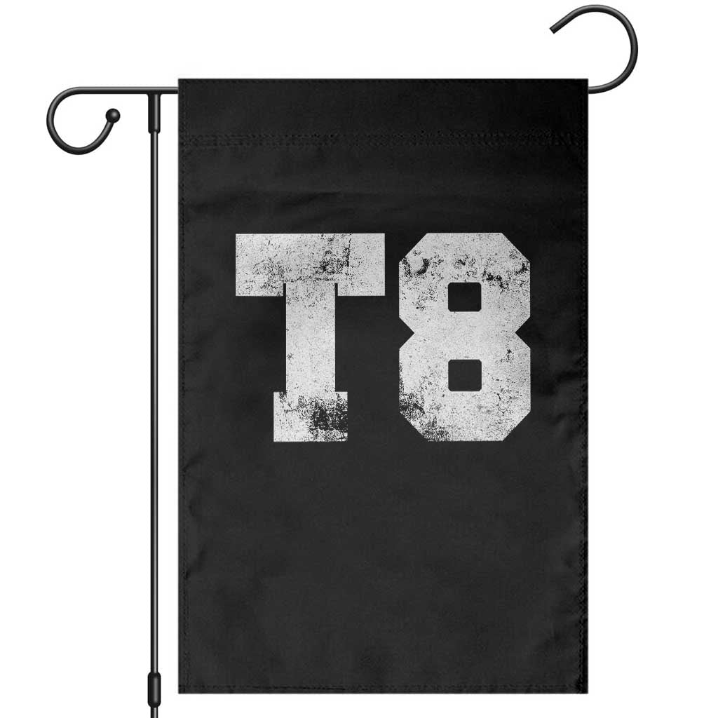 T8 Jersey Garden Flag Concert Inspired Outfit Varsity Sports TS10 Black Print Your Wear