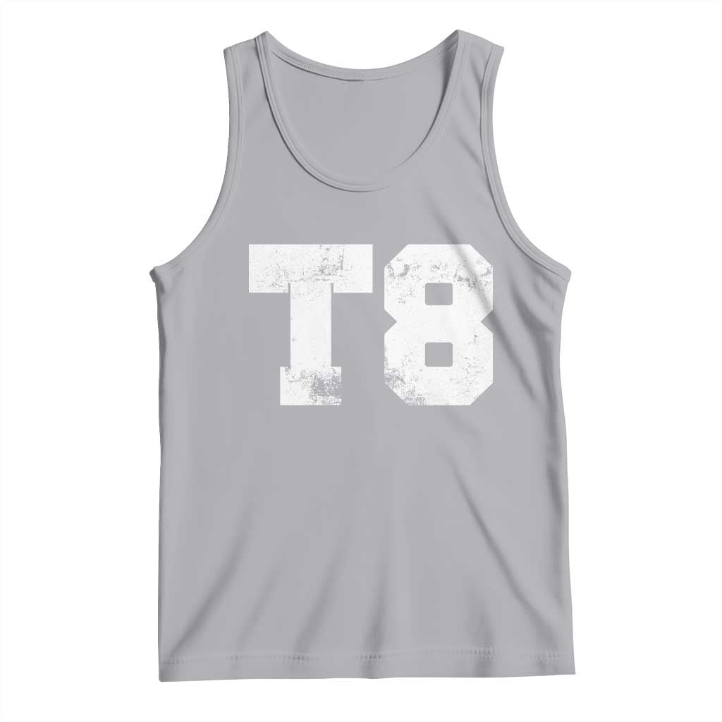T8 Jersey Tank Top Concert Inspired Outfit Varsity Sports TS10 Athletic Heather Print Your Wear