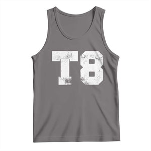 T8 Jersey Tank Top Concert Inspired Outfit Varsity Sports TS10 Deep Heather Print Your Wear
