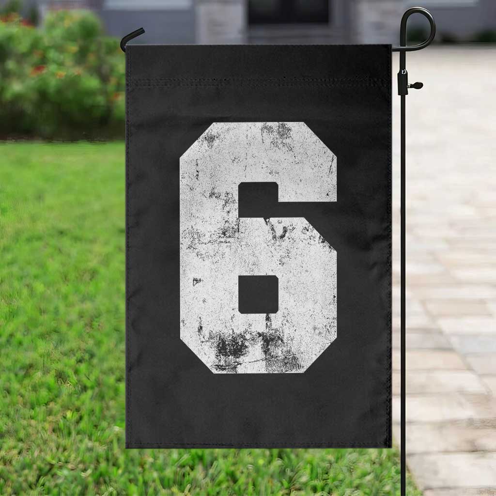 Number 6 Garden Flag Matching 67 Meme 6th Birthday 6 Years TS10 Print Your Wear