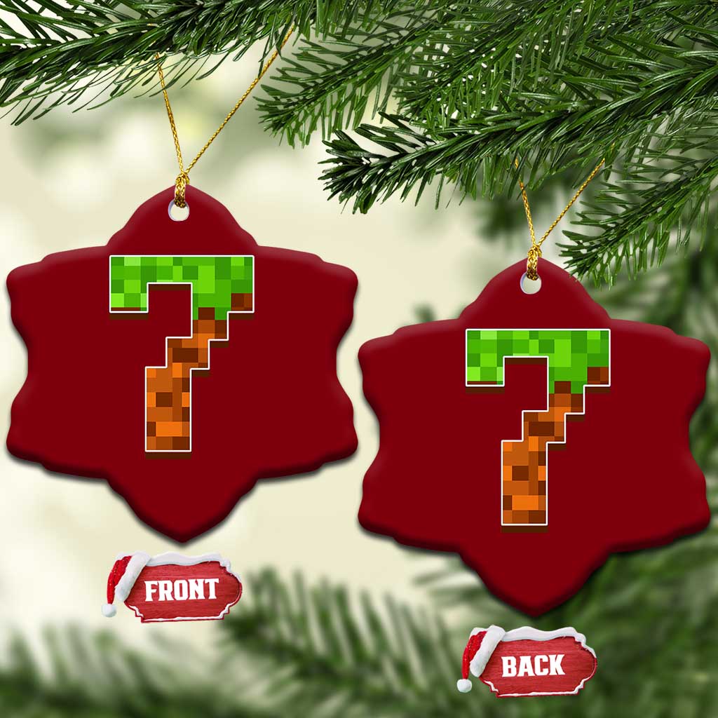 Number 7 Ceramic Ornament Game Matching 67 Meme Costume 7th Birthday 7 Years TS10 Print Your Wear