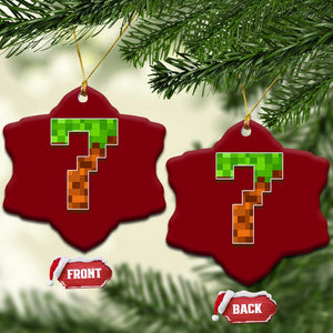 Number 7 Ceramic Ornament Game Matching 67 Meme Costume 7th Birthday 7 Years TS10 Print Your Wear