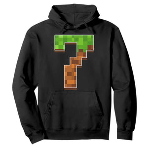 Number 7 Hoodie Game Matching 67 Meme Costume 7th Birthday 7 Years TS10 Black Print Your Wear
