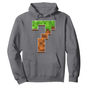 Number 7 Hoodie Game Matching 67 Meme Costume 7th Birthday 7 Years TS10 Charcoal Print Your Wear