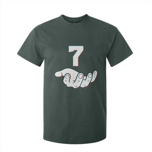 Number 7 T Shirt For Kid Matching 67 Meme Costume 7th Birthday 7 Years TS10 Dark Forest Green Print Your Wear