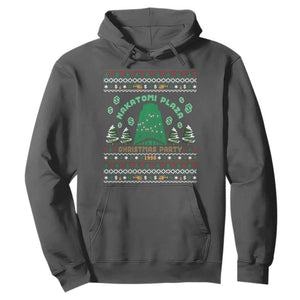 Nakatomi Plaza Christmas Party 1988 Hoodie Funny 80's Movie Xmas Gift Ugly Christmas TS10 Dark Heather Print Your Wear