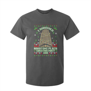 Nakatomi Plaza Christmas Party 1988 T Shirt For Kid Xmas Jumper Funny 80's Die Movie Bruce TS10 Dark Heather Print Your Wear