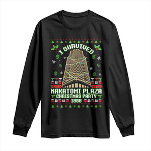 Nakatomi Plaza Christmas Party 1988 Long Sleeve Shirt Xmas Jumper Funny 80's Die Movie Bruce TS10 Black Print Your Wear