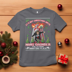 Nakatomi Plaza Christmas Party T Shirt 1988 Xmas Jumper Funny 80's Die Movie Bruce TS10 Charcoal Print Your Wear