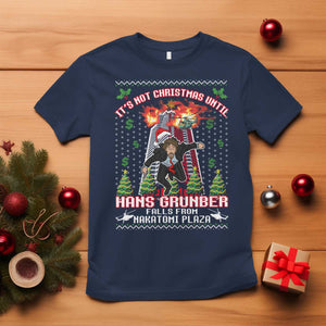 Nakatomi Plaza Christmas Party T Shirt 1988 Xmas Jumper Funny 80's Die Movie Bruce TS10 Navy Print Your Wear