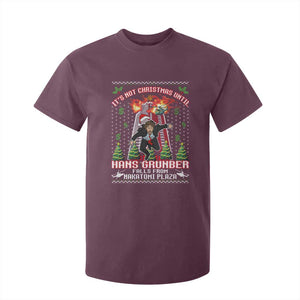 Nakatomi Plaza Christmas Party T Shirt For Kid 1988 Xmas Jumper Funny 80's Die Movie Bruce TS10 Maroon Print Your Wear