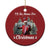 Funny Xmas Trump Christmas Ornament Ill Be Home For Christmas 2024 Daddy's Home TS10 Print Your Wear