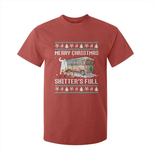 Funny Christmas Trump T Shirt For Kid Merry Xmas Shitter Was Full Ugly TS10 Red Print Your Wear