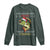 Fishing Christmas Long Sleeve Shirt Merry Fishmas Bass Fish Ugly Sweater TS10 Dark Forest Green Print Your Wear