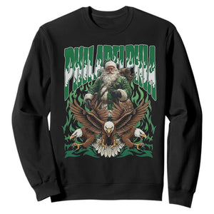 Funny Xmas Philly Sweatshirt Fly Santa Fly PFE Pride TS10 Black Print Your Wear