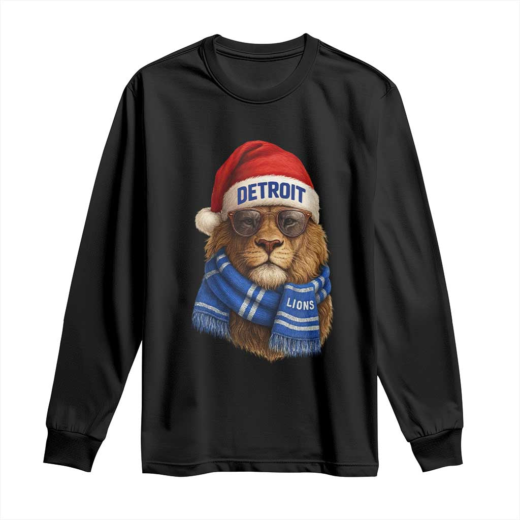 Vintage LF Christmas Long Sleeve Shirt Game Day Santa Hat Football Lovers TS10 Black Print Your Wear