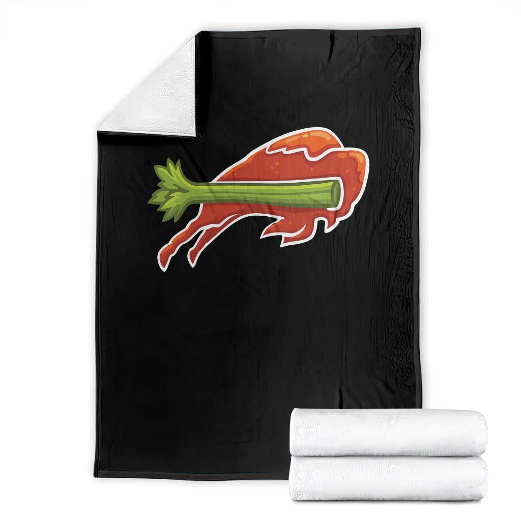 BFB Chicken Wing Throw Blanket Vintage 90s BFB Sports Fan Game Day TS10 Black Print Your Wear