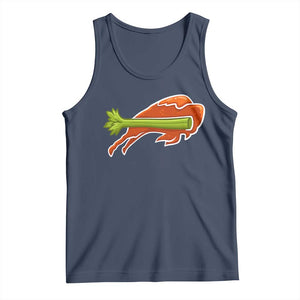BFB Chicken Wing Tank Top Vintage 90s BFB Sports Fan Game Day TS10 Navy Print Your Wear