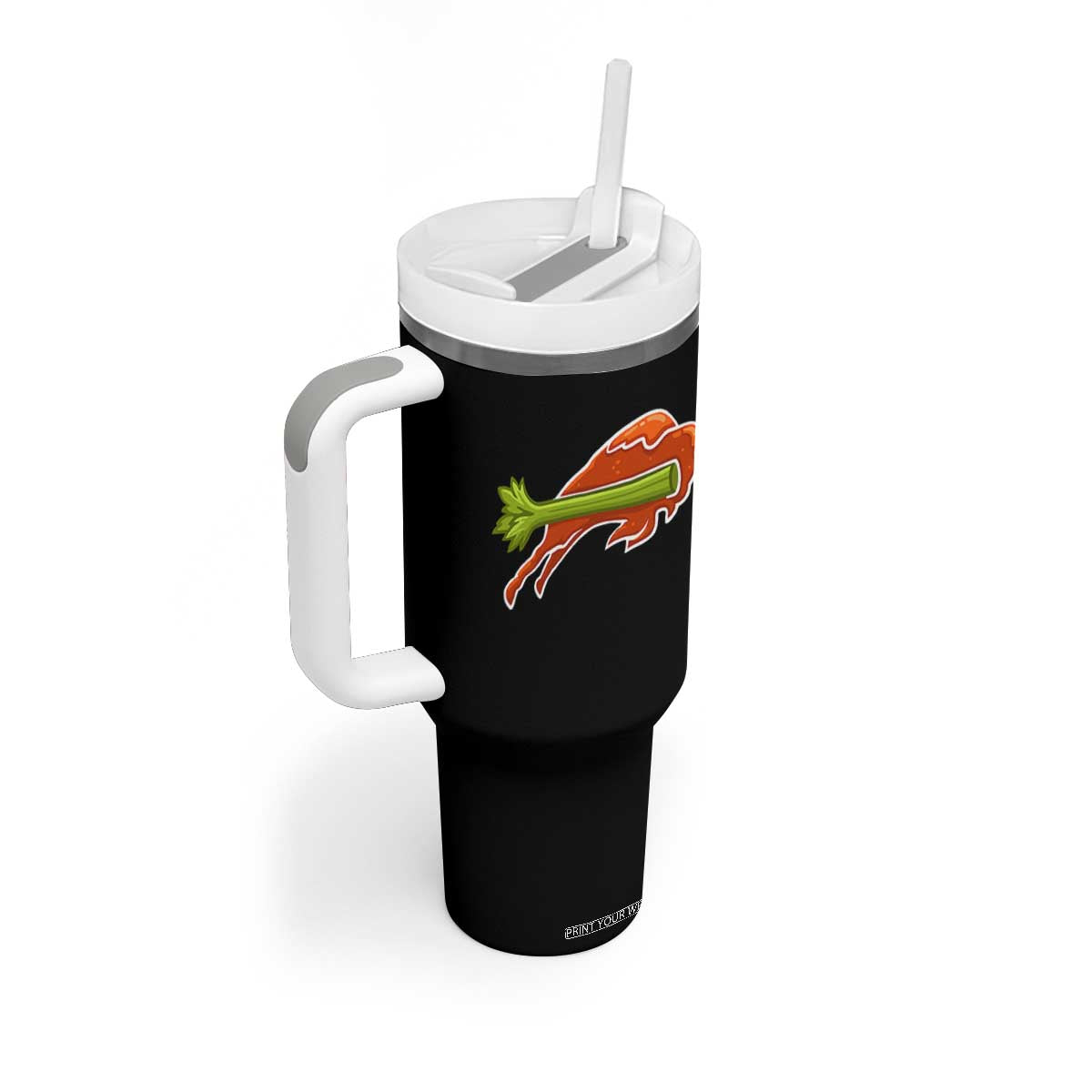 BFB Chicken Wing Tumbler With Handle Vintage 90s BFB Sports Fan Game Day TS10 Print Your Wear