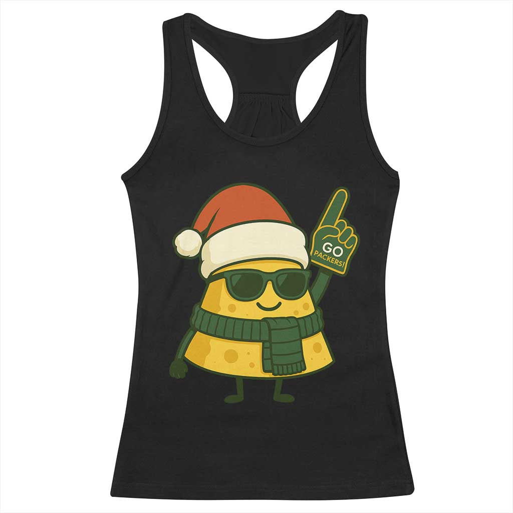 GB Fan Christmas Racerback Tank Top Gifts for Sports Fans Santa Hat TS10 Black Print Your Wear