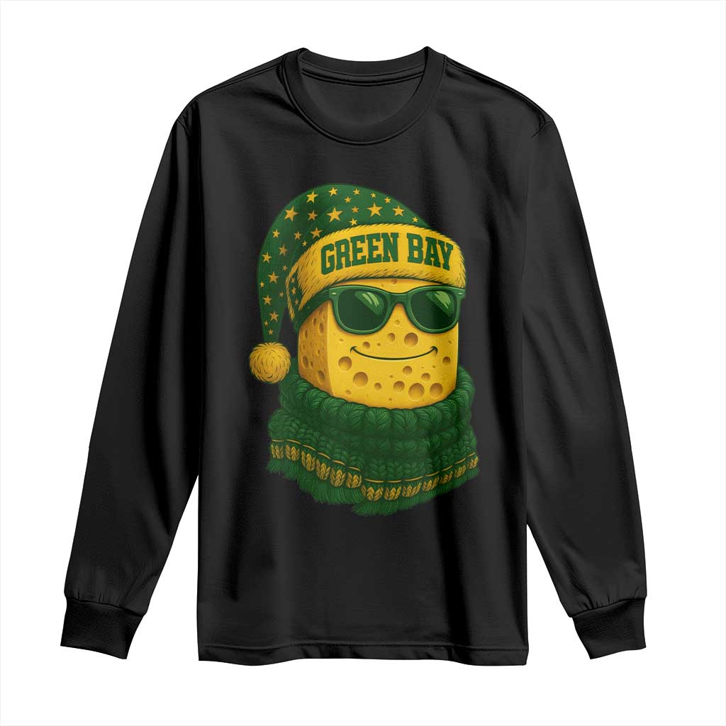 Christmas GB Long Sleeve Shirt Gifts for Sports Fans Santa Hat TS10 Black Print Your Wear