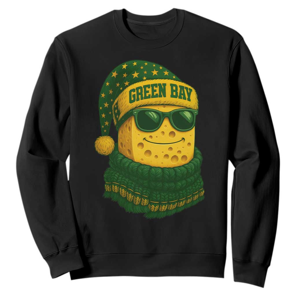 Christmas GB Sweatshirt Gifts for Sports Fans Santa Hat TS10 Black Print Your Wear
