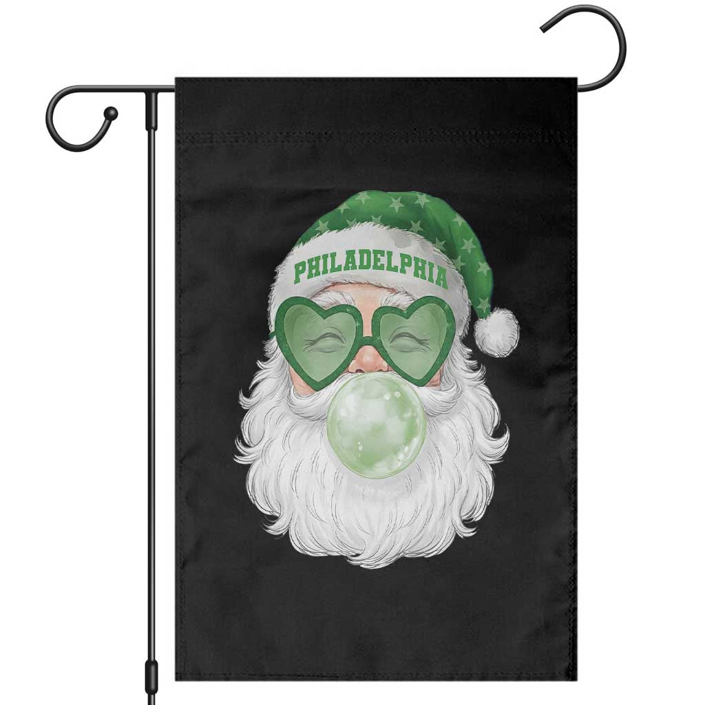 Christmas PFE Garden Flag Vintage Retro Santa Bubble Gum Game Day TS10 Black Print Your Wear