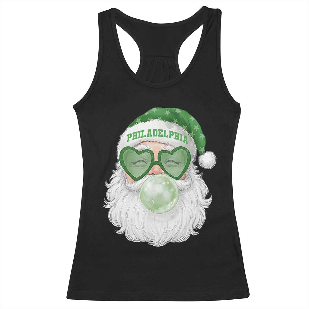 Christmas PFE Racerback Tank Top Vintage Retro Santa Bubble Gum Game Day TS10 Black Print Your Wear