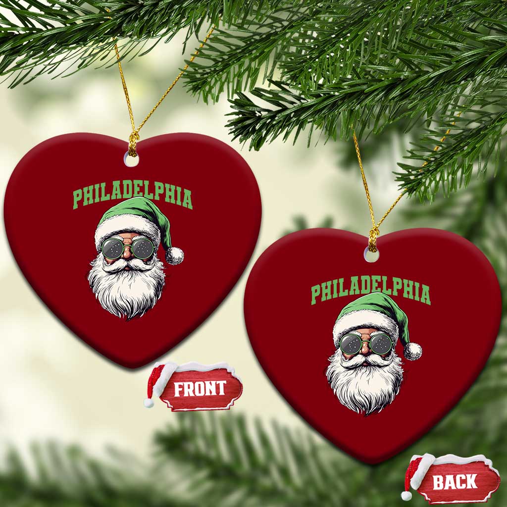 Christmas PFE Ceramic Ornament Vintage Santa Claus Face Game Day TS10 Print Your Wear
