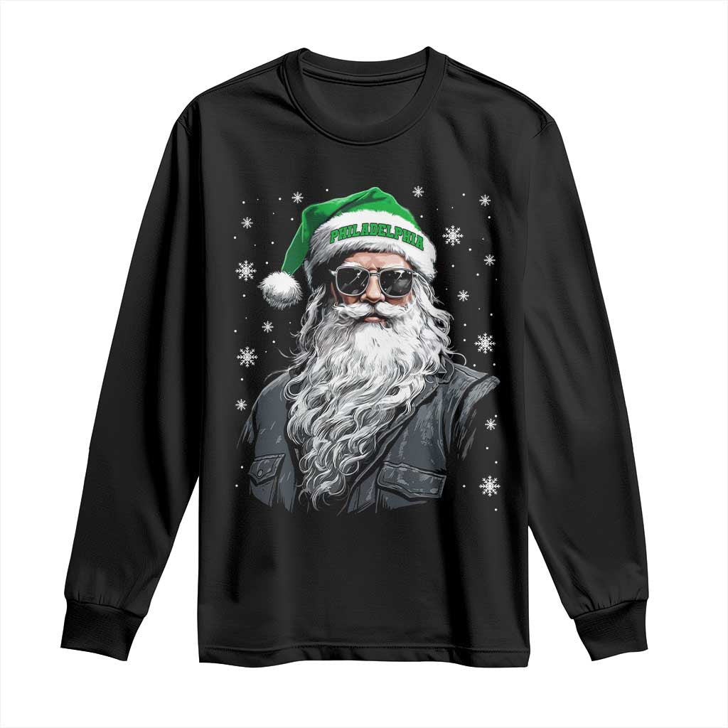 Vintage Christmas PFE Long Sleeve Shirt Retro Santa Game Day TS10 Black Print Your Wear