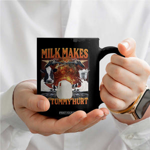 Lactose Intolerant Meme Coffee Mug Milk Makes My Tummy Hurt Vintage Bootleg Graphic TS10 Print Your Wear