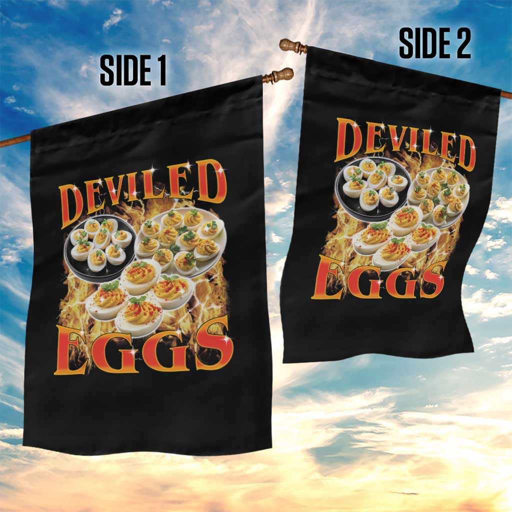 Deviled Eggs Garden Flag Vintage 90s Thanksgiving Funny Foodie Bootleg Graphic TS10 Print Your Wear