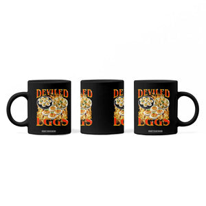 Deviled Eggs Coffee Mug Vintage 90s Thanksgiving Funny Foodie Bootleg Graphic TS10 Print Your Wear