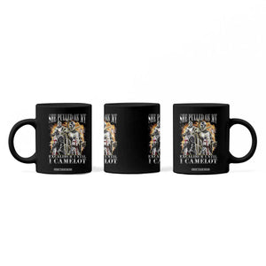 Funny Knight Meme Coffee Mug She Pulled On My Excalibur Offensive Medieval Warrior Bootleg TS10 Print Your Wear