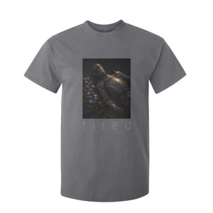 Tired Knight T Shirt For Kid Gothic Medieval Fantasy TS10 Charcoal Print Your Wear