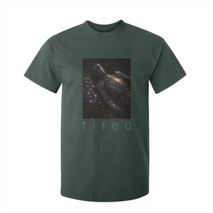 Tired Knight T Shirt For Kid Gothic Medieval Fantasy TS10 Dark Forest Green Print Your Wear