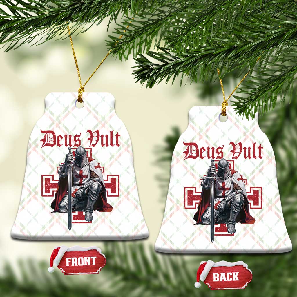 Deus Vult Knight Templar Ceramic Ornament Crusader Cross TS10 Print Your Wear