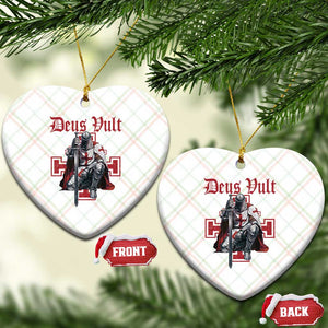 Deus Vult Knight Templar Ceramic Ornament Crusader Cross TS10 Print Your Wear