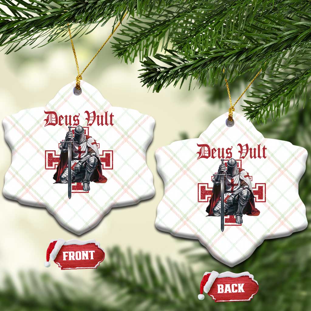 Deus Vult Knight Templar Ceramic Ornament Crusader Cross TS10 Print Your Wear