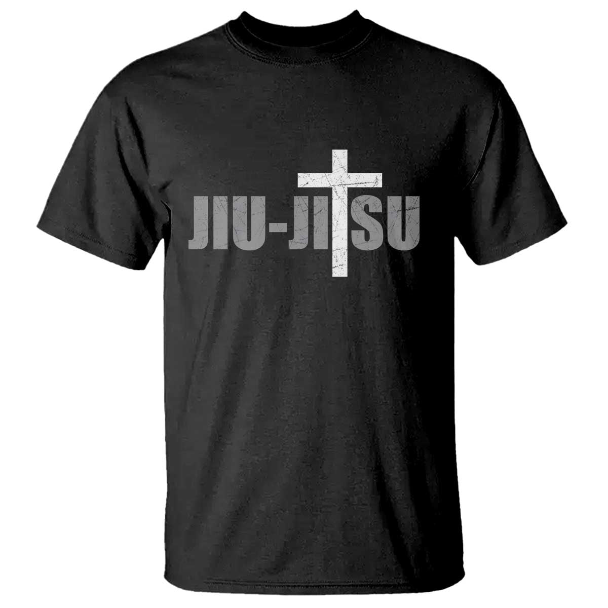 Jiu Jitsu Christian Cross T Shirt Retro Vintage Minimal Religious Faith TS10 Black Print Your Wear