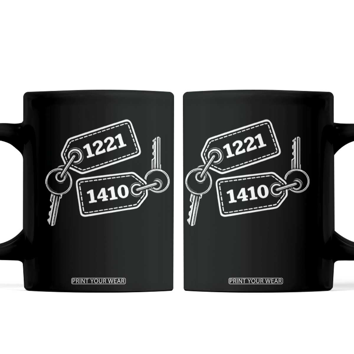 Room Numbers Team Hollanov Coffee Mug LGBT Romance Hockey Fan TS10 Black Print Your Wear