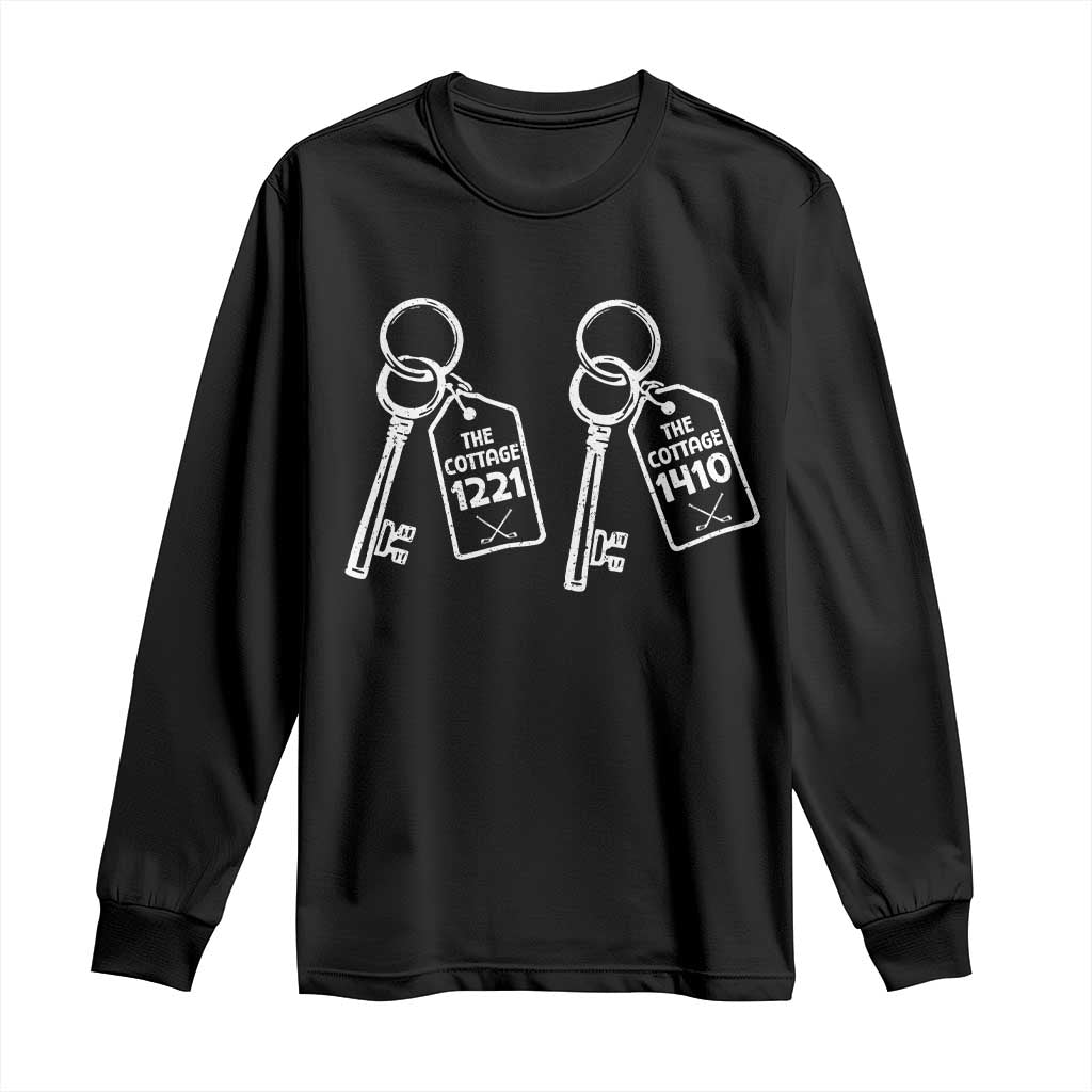 Room Numbers Team Hollanov Long Sleeve Shirt LGBT Romance Hockey Fan Im Coming To The Cottage TS10 Black Print Your Wear