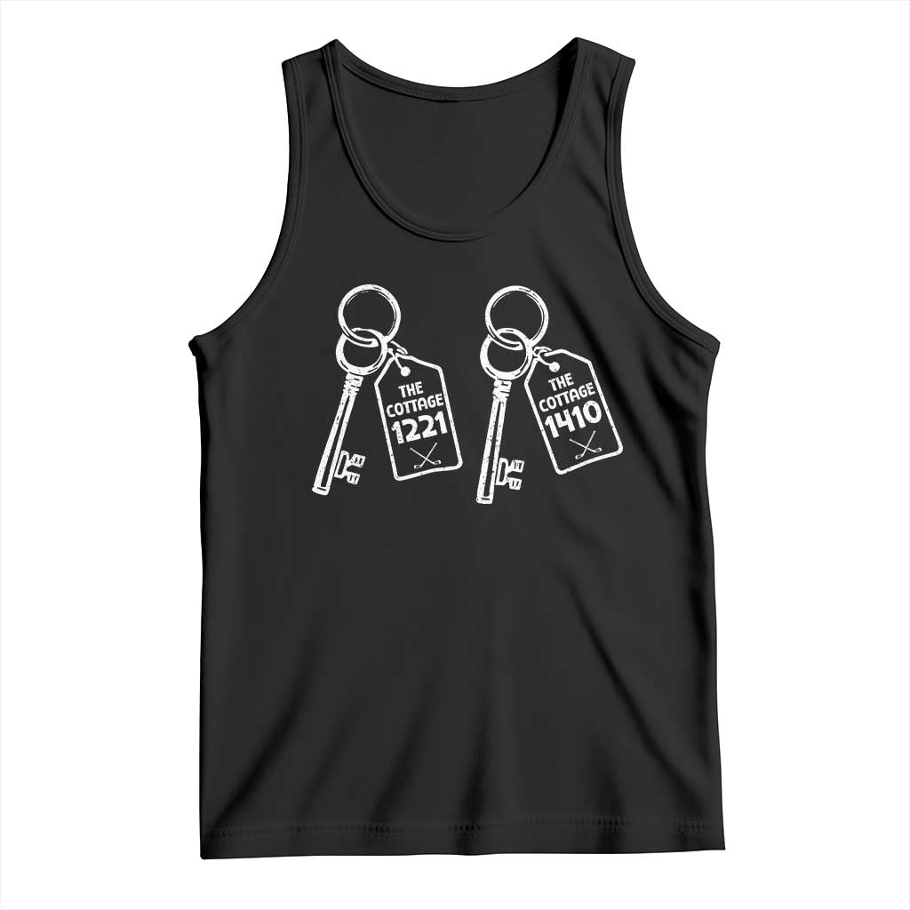 Room Numbers Team Hollanov Tank Top LGBT Romance Hockey Fan Im Coming To The Cottage TS10 Black Print Your Wear