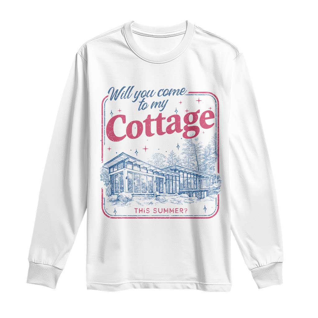 Will You Come To My Cottage This Summer Long Sleeve Shirt LGBT Romance Hockey Fan TS10 White Print Your Wear