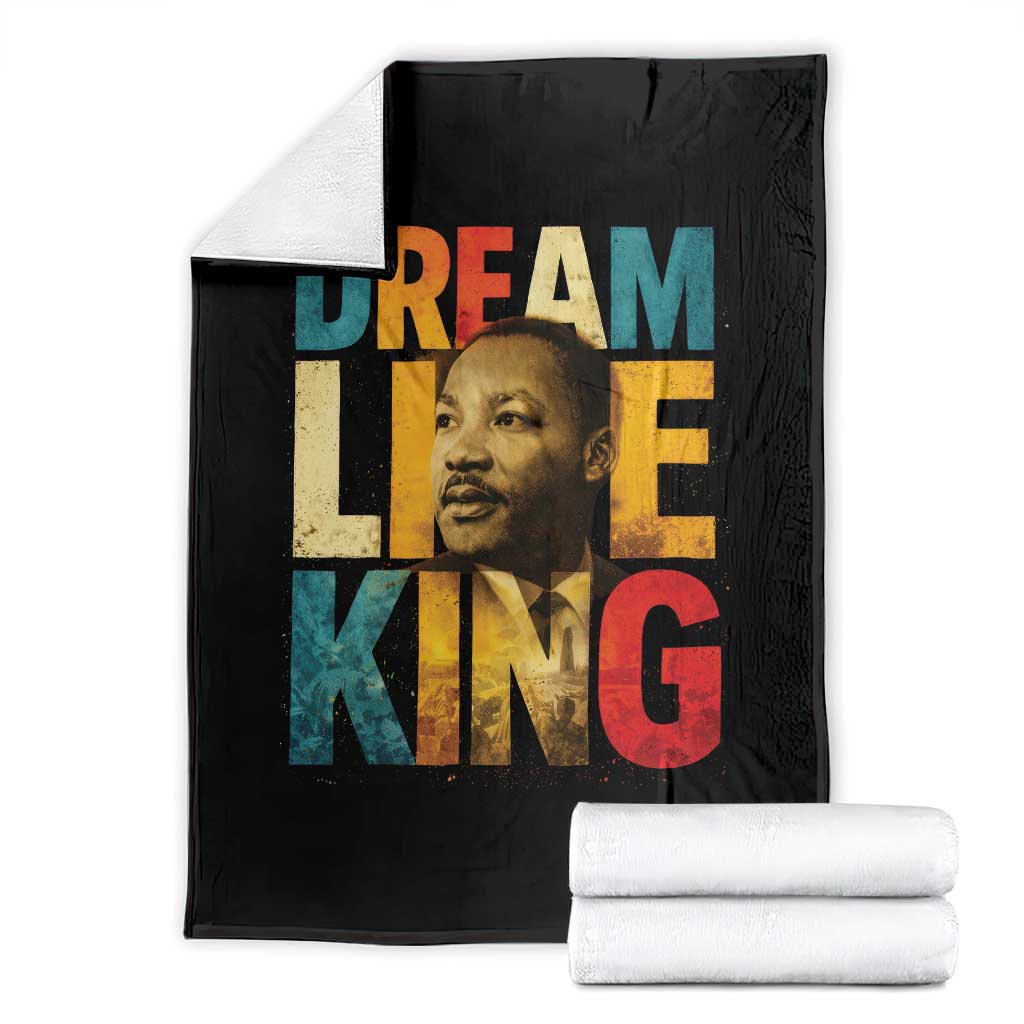 Black History Month Martin Luther King Day Throw Blanket I Have Dream TS10 Black Print Your Wear
